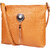 KATVON Yellow Self Design Sling Bags