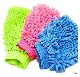 Home Cleaning Glove Cloth Micro Fibre Hand Wash (1pcs)