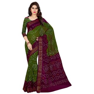                       sv sarees multicolour art silk saree                                              