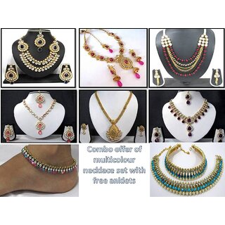 Shopclues necklace set new arrivals combo
