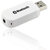 Bluetooth Music Receiver Adapter,USB Bluetooth Car Kit Wireless Portable Audio Adapter with 3.5 mm Audio Cable Color White