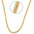 GoldNera Gold Plated Two Lined Beaded Chain For Women