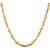 Goldnera 30 Inches Long Interlocked Gold GoldPlated Chain For Men