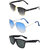 Zyaden Combo of 3 Sunglasses Aviator, Wayfarer & Clubmaster Sunglasses