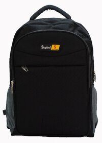 Skyline Laptop Backpack-Office Bag/Casual Unisex Laptop Bag-With Warranty-815 BLACK