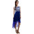 Miss Chase Women'S Blue Round Neck Sleeveless Bodycon Dresses Plain Jersey Dresses
