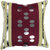 Jagdish Store Maroon Polyester Cushion Cover