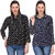 YALINA PLUS Women Combo of Two Printed Rayon Shirts