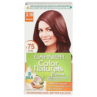 Buy Garnier Color Natural Hair Colour Shade No 3, Burgundy,16, 24 Ml + 16 G  Online @ ₹71 from ShopClues