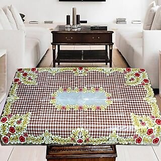 AS Attractive Flowers Design Center Table Cover - Multicolor