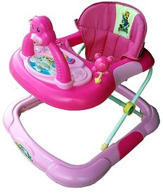 Ehomekart Pink Cherry Walker with Breaking Feature for Kids