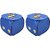 Winner Full Size Blue Butterfly Print Foldable Laundry Basket - Laundry Bag for Organizing Cloths Pack of 2, 30005003-2
