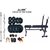Protoner Weight Lifting Home Gym 42 Kg+Inc/Dec/Flat Bench+4 Rods(1 Zig Zag)+Accessories