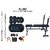Protoner Weight Lifting Home Gym 60 Kg+Inc/Dec/Flat Bench+4 Rods(1 Zig Zag)+Accessories