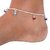Sparkling Jewellery Silver Plated Multicolor Anklets For Women