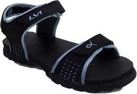 Lovi Blue Nubuck Velcro Sandals