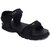 Rod Takes Black Synthetic TPR Velcro Casual Floaters For Men