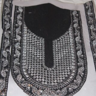 neck and arm patch for ladies suit and dresses black
