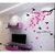 Walltola Wall Stickers Other Pink & Black Floral Branch With Birds (No of Pieces 1)