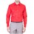 Akaas Red Full sleeves Formal Shirt For Men