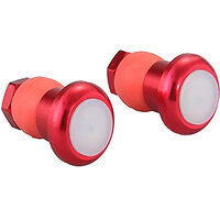 Futaba Bicycle Handlebar End Plug LED Red Light - Total Red