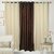 Hdecore Polyester 2 Cream 1 Brown Door Curtain (7 Feet)