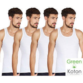 Green Koton - Maxi mens vest pack of 4