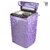 E-Retailer Classic Purple colour square design Top Load Washing Machine Cover