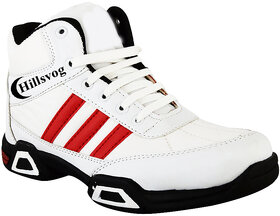 Hillsvog White Cricket men shoes-5001