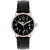 Traser H3 Silver/Black Classic Basic Analog Watch with Leather Strap