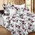 Ahmedabad Cotton Floral Cotton Double Bedsheet With 2 Pillow Covers
