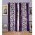 HDecore Purple Kolaveri Long door Curtains 2 pc 9ft