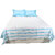 Jagdish Store Blue Cotton Bed Sheet with 2 Pillow Covers
