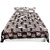 Jagdish Store Brown Cotton Bed Sheet with 2 Pillow Covers