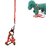 Futaba Pet Traction Rope Nylon Leash Harness Chest Collar Drawing Neck Lead Strap- Red