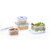 RK Super Lock  Seal Polypropylene Rectangular Containers, Set of 4, Transparent