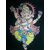 Ganesh Emboss Painting Multicolored