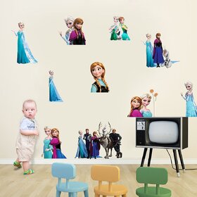 Wall Sticker (Frozen team,Surface Covering Area 34 x 29 Inch)