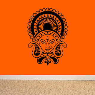 Decor Villa Wall Sticker (Durga mata ,Surface Covering Area 17 x 24 Inch)