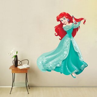                       Decor Villa Wall Sticker Ariel Priencessurface Covering Area 26 X 20 Inch                                              