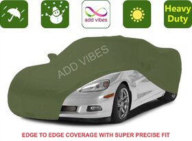 Add Vibes High Performance Nylon Car Body Cover For AUDI A3 Green