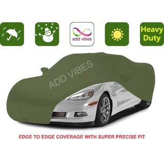 Add Vibes High Performance Nylon Car Body Cover For AUDI A3 Green