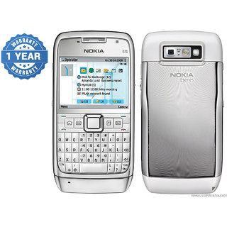 Buy Refurbished Nokia E71 Mobile 1 Year Warranty Bazaar Warranty Online 7349 From Shopclues