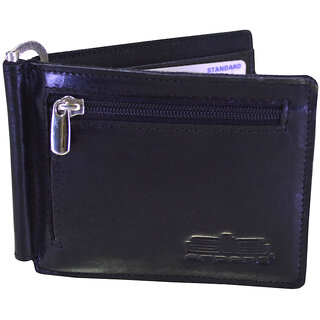                       arpera Genuine leather mens money clip C11476-1                                              