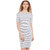 Miss Chase Multicolor Striped Bodycon Dress For Women