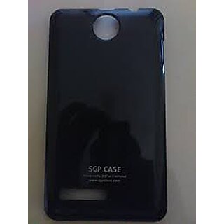                       Hard Shell Back Case Cover for micromax A72  - Black                                              