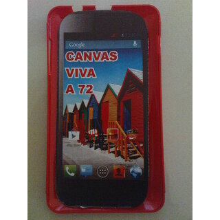 Micromax Canvas Viva A72 Hard Plastic Back Case Cover SGP Company High Quality Material Red Color