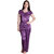 Senslife Satin Purple Cap Sleeve Nightwear Sleepwear Night Suit Top  Pajama Set SL008A