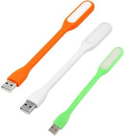 (Pack of 3) Tricolor LED Lamp USB Light by KSJ