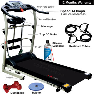 Healthgenie 7in1 Motorized Treadmill 4112M (2.0 HP)